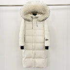 OFTBUY Winter Clothes Women Black Gold Goose Down Coat Big Real Raccoon Fur Collar Overcoat Real Fox Fur Puffer Jacket Female