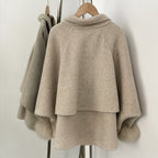 OFTBUY New Women's Double-Faced Wool Coat with Real Fox Fur Cuffs Lapel Collar Coat Design Warm Winter Elegant Fashion Outerwear