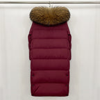OFTBUY Winter Clothes Women Black Gold Goose Down Coat Big Real Raccoon Fur Collar Overcoat Real Fox Fur Puffer Jacket Female