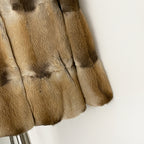 OFTBUY New Winter V-neck Top Clothes Female Luxury Real Mink Fur Warm Jacket Women Natural Fur Long Sleeves Coat Outerwear Lady