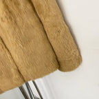 OFTBUY Women's Real Rabbit Fur Coat Luxury Camel Fur Jacket with Stand Collar New Warm Autumn Winter Clothes Female Outerwear