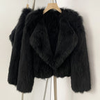 OFTBUY Luxury Short Natural Fox Fur Jacket Female New Autumn Winter Warm Top Clothes Women Weaving Thick Fluffy Real Fur Coat