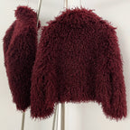 OFTBUY Wholesale Faux Fur Coat Female Artificial Mongolian Sheep Fur Fluffy Jacket Women New Winter Thickened Warm Outerwear Lady