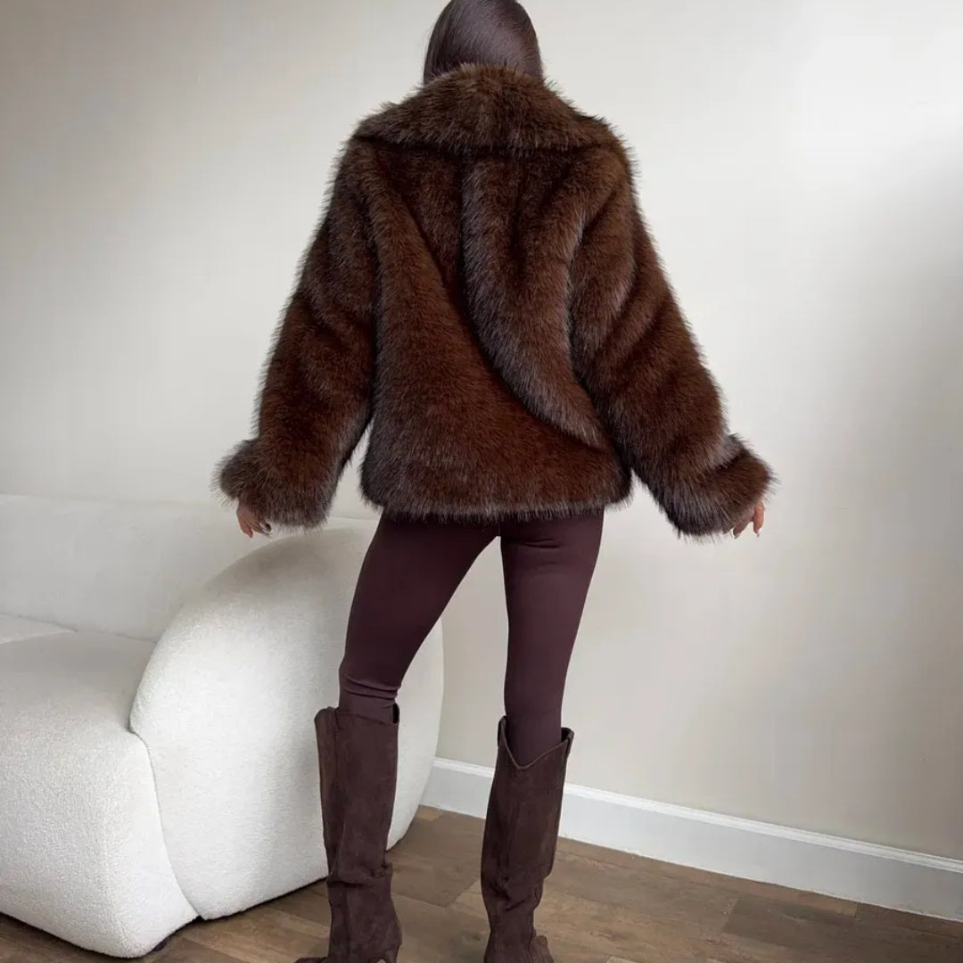 OFTBUY Winter Clothes Female Ins Hot Fashion Girls Oversized Gradient Fur Coat Women Thick Warm Outerwear Fluffy Faux Fox Fur Jacket