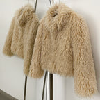 OFTBUY Wholesale Faux Fur Coat Female Artificial Mongolian Sheep Fur Fluffy Jacket Women New Winter Thickened Warm Outerwear Lady