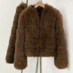 OFTBUY New Autumn Winter Clothes Women Fashion Warm Thick Real Fox Fur Jacket Female Luxury Long Natural Fur Coat Streetwear