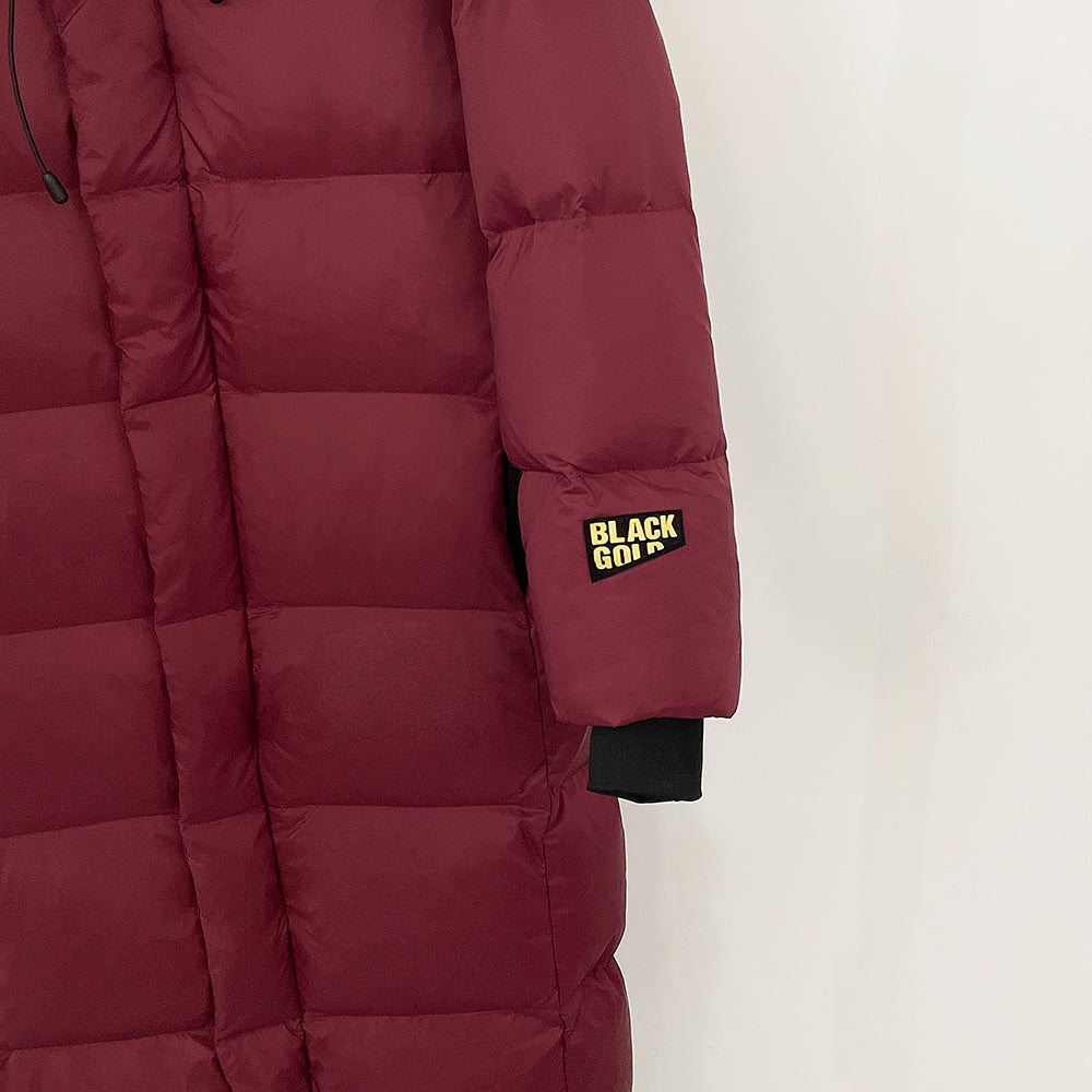 OFTBUY Winter Clothes Women Black Gold Goose Down Coat Big Real Raccoon Fur Collar Overcoat Real Fox Fur Puffer Jacket Female