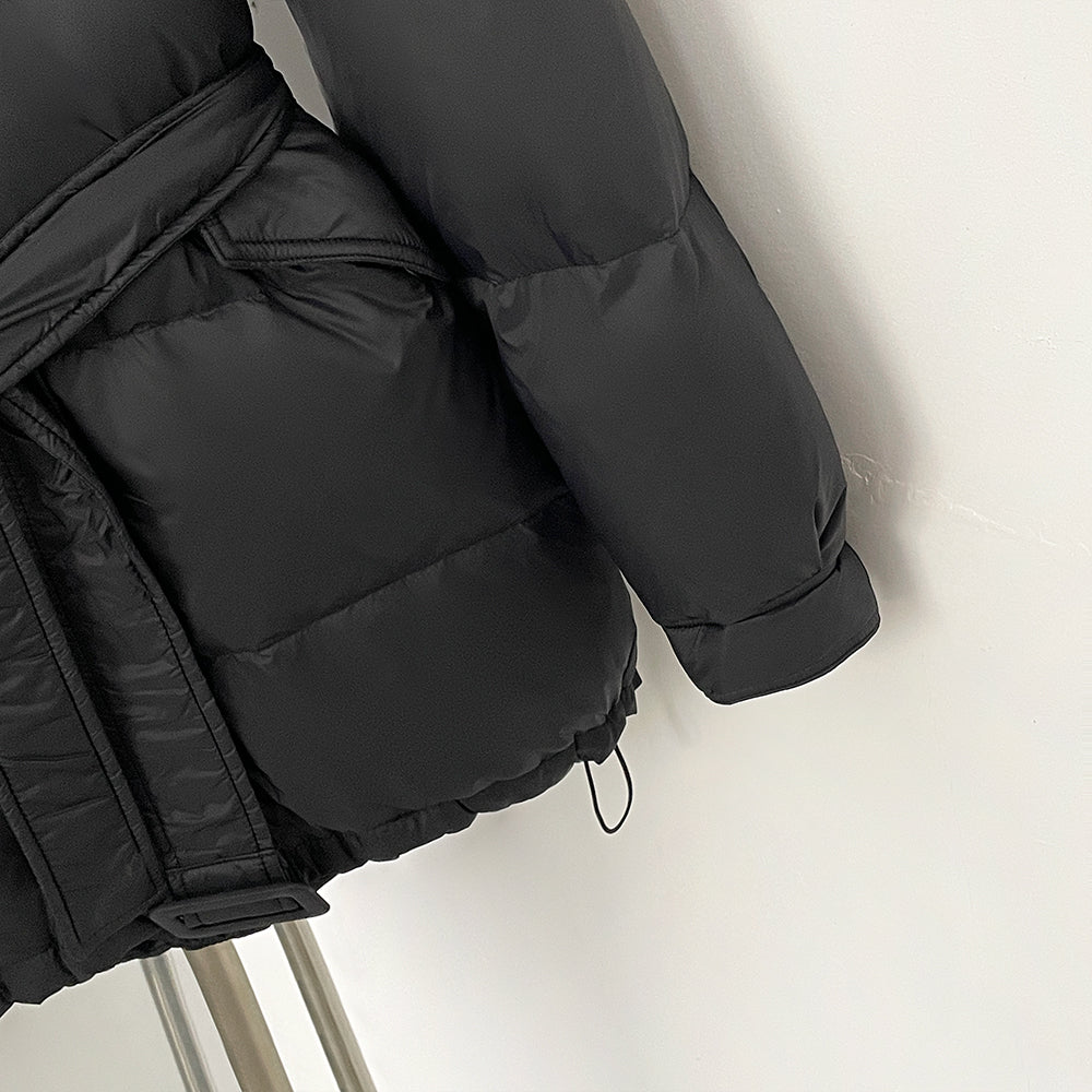 OFTBUY Hooded Real Fox Fur Down Coat Female New Autumn Winter Top Clothes Women Thickened Warm Natural Fur Fluffy Puffer Jacket