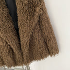 OFTBUY New Winter Clothes Women Fashion Faux Mongolia Sheep Fur Coat Warm Thick Fake Fur Jacket Long Sleeve Artificial Fur Overcoat