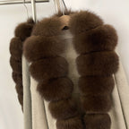 OFTBUY Elegant Fashion Outerwear Female New Women's Knit Long Coat with Full Real Fox Fur Warm Winter Natural Fur Collar Sweater