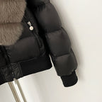 OFTBUY Real Fox Fur Collar Puffer Jacket Female New Winter Top Fluffy Clothing Thick Warm Natural Fur White Duck Down Coat Women