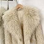 OFTBUY Warm Thicken Luxury Outerwear New Winter Clothes Female Women's Cozy Faux Mongolian Fur Short Coat Teddy Faux Fur Jacket