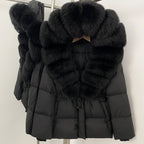 OFTBUY Big Real Fox Fur Collar Duck Down Coat Female New Winter Hooded Warm Down Clothes Women Natural Raccoon Fur Puffer Jacket