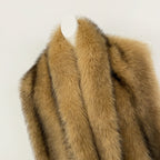 OFTBUY Luxury Long-Line Faux Fur Gilet - Premium Vegan Fox Fur Sleeveless Overcoat with Oversized Shawl Collar