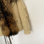 OFTBUY Warm Big Natural Fox Fur Collar Down Coat New Autumn Winter Clothing Women Waterproof Safai Real Fur Puffer Jacket Female