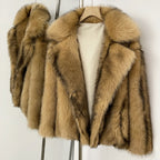 OFTBUY Chic Oversized Lapel Faux Fur Jacket - Premium Vegan Fur Winter Coat with Soft Texture