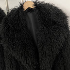 OFTBUY Warm Thicken Luxury Outerwear New Winter Clothes Female Women's Cozy Faux Mongolian Fur Short Coat Teddy Faux Fur Jacket