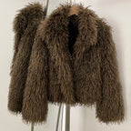 OFTBUY Wholesale Faux Fur Coat Female Artificial Mongolian Sheep Fur Fluffy Jacket Women New Winter Thickened Warm Outerwear Lady