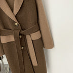 OFTBUY New Fashion Autumn Winter Clothes Women Real Fox Fur Wool Jacket Female Long Patchwork Double-faced Woolen Cashmere Coat