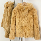 OFTBUY Women's Real Rex Rabbit Fur Vest Stand Collar Zipper Natural Fur Waistcoat Female New Autumn Winter Luxury Outerwear Lady