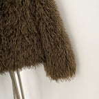 OFTBUY Wholesale Faux Fur Coat Female Artificial Mongolian Sheep Fur Fluffy Jacket Women New Winter Thickened Warm Outerwear Lady
