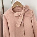 OFTBUY Warm Long Sleeves Woolen Jacket Female New Autumn Winter Clothes Women Fashion 100% Wool Coat with Real Fox Fur Cuffs =