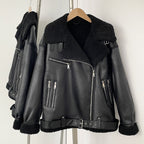 OFTBUY Warm Thick Double-sided Long-sleeved Suede Jacket Clothing Autumn Winter New in Coat and Jacket European-style Women's