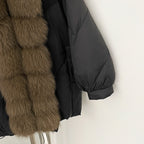 OFTBUY New Autumn Winter Thickened Warm Clothes Women Loose Big Real Fox Fur Goose Down Coat Female Natural Fur Puffer Jacket