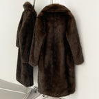 OFTBUY New Winter Clothes Women Fashion Long Warm Faux Fur Jacket Long Sleeve Artificial Fox Fur Coat Female Luxury Fake Fur Coat Lady