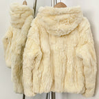 OFTBUY Women's Real Rex Rabbit Fur Vest Stand Collar Zipper Natural Fur Waistcoat Female New Autumn Winter Luxury Outerwear Lady