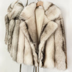 OFTBUY Chic Oversized Lapel Faux Fur Jacket - Premium Vegan Fur Winter Coat with Soft Texture