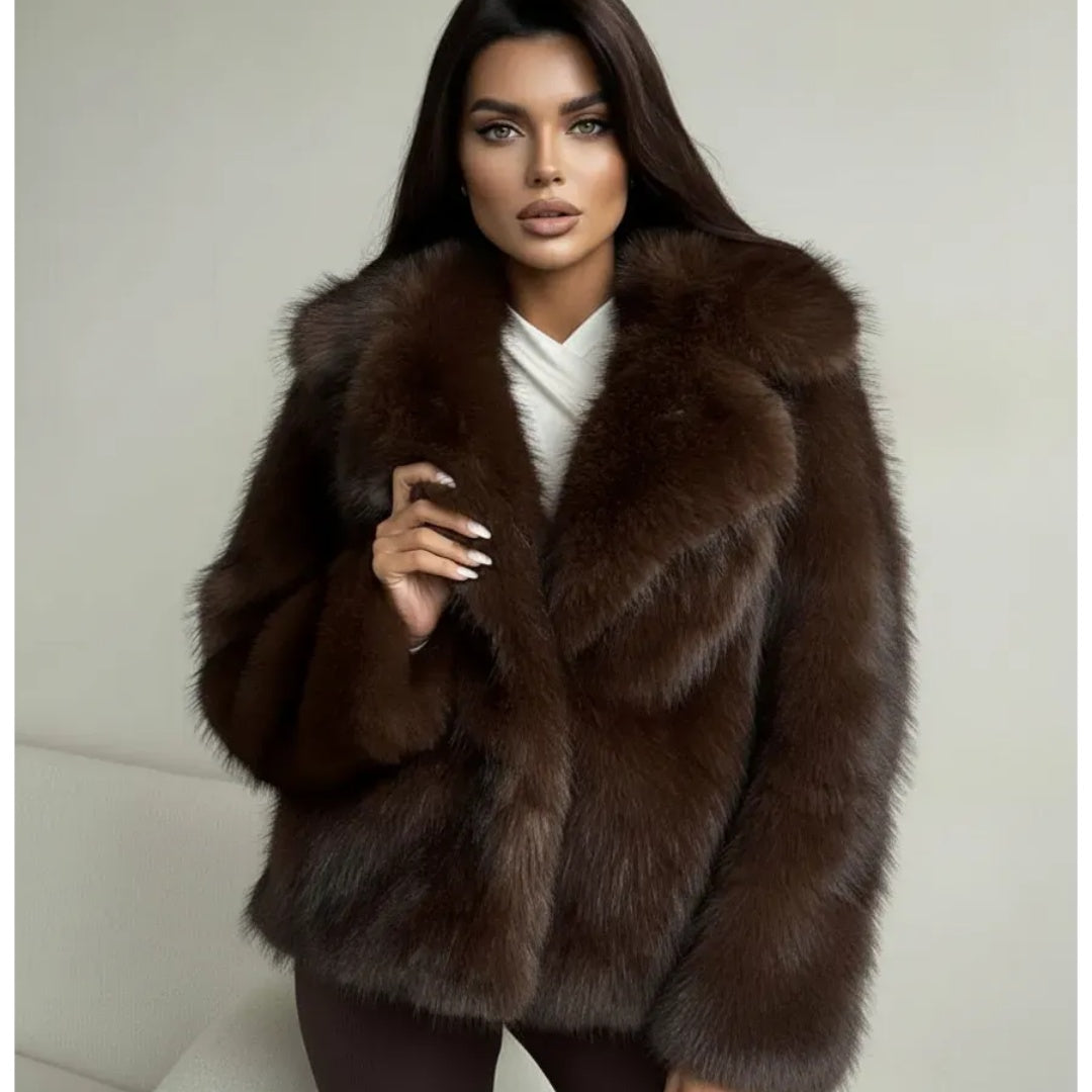 OFTBUY Winter Clothes Female Ins Hot Fashion Girls Oversized Gradient Fur Coat Women Thick Warm Outerwear Fluffy Faux Fox Fur Jacket