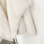 OFTBUY New Autumn Winter Clothes Women Fashion Big Collar Artificial Mongolia Sheep Fur Jacket Luxury Faux Fur Coat Fake Fur Overcoat