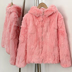 OFTBUY Women's Real Rex Rabbit Fur Vest Stand Collar Zipper Natural Fur Waistcoat Female New Autumn Winter Luxury Outerwear Lady