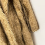 OFTBUY Luxury Long-Line Notch Lapel Faux Fur Coat - Elegant Winter Vegan Fur Overcoat