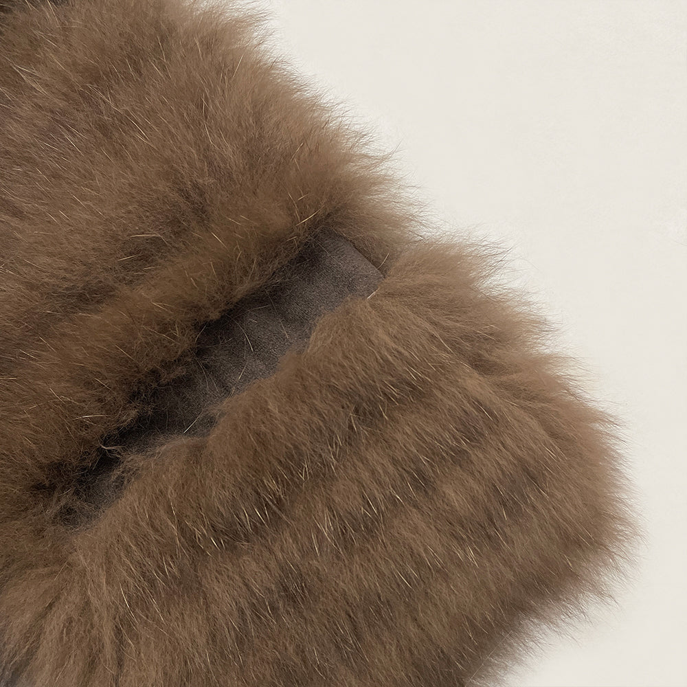 OFTBUY New Autumn Winter Clothes Women Fashion Warm Thick Real Fox Fur Jacket Female Luxury Long Natural Fur Coat Streetwear