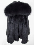 OFTBUY Real Fur Coat Winter Jacket Women Long Parka Waterproof Big Natural Raccoon Fur Collar Hood Thick Warm Real Fox Fur Liner coat
