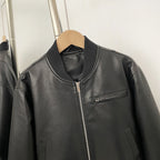 OFTBUY New Spring Autumn Faux Leather Jacket Female Fashion Knitted Collar Fake Leather Coat Women High Quality Black Clothes