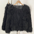 OFTBUY Warm Thick New Autumn Winter Luxury Outerwear Women's Camel Real Mongolian Sheep Fur Coat Curly Natural Fur Jacket Female