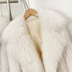 OFTBUY Warm Thicken Luxury Outerwear New Winter Clothes Female Women's Cozy Faux Mongolian Fur Short Coat Teddy Faux Fur Jacket