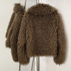 OFTBUY Warm Thicken Luxury Outerwear New Winter Clothes Female Women's Cozy Faux Mongolian Fur Short Coat Teddy Faux Fur Jacket