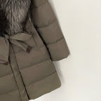 OFTBUY New Winter Genuine Fox Fur Hooded Puffer Coat Women Women's White Duck Down Jacket Outerwear Female Fashion Parkas