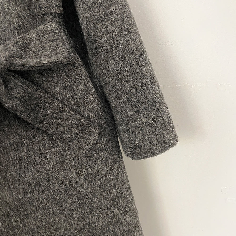 OFTBUY Elegant Double-sided Alpaca Wool Coat Female Long Belt Woolen Clothes Women New Autumn Winter Long Sleeve Cashmere Jacket