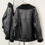 OFTBUY Warm Thick Double-sided Long-sleeved Suede Jacket Clothing Autumn Winter New in Coat and Jacket European-style Women's
