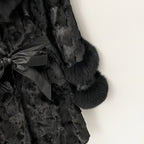 OFTBUY New Winter Thickened Warm Clothes Female Mid-length Leather Belt Real Mink Fur Coat Women Black Natural Fox Fur Jacket