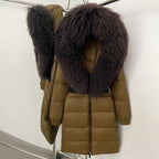 OFTBUY Warm Long Puffer Jacket Female New Winter Clothes Women Fashion Luxury Duck Down Coat with Real Mongolia Sheep Fur Collar