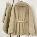 OFTBUY New Autumn Winter Faux Fur Top Clothing Women Long Sleeve Fake Fur Jacket Female Fahsion Thick Warm Artificial Fur Coat