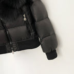 OFTBUY Hooded Thickened Warm Fluffy Puffer Jacket Women New Winter Real Fox Fur Top Clothing Natural Fur White Duck Down Coat