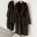 OFTBUY New Winter Clothes Women Fashion Long Warm Faux Fur Jacket Long Sleeve Artificial Fox Fur Coat Female Luxury Fake Fur Coat Lady