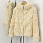 OFTBUY Women's Real Rex Rabbit Fur Vest Stand Collar Zipper Natural Fur Waistcoat Female New Autumn Winter Luxury Outerwear Lady